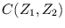 $ C(Z_{1},Z_{2})$